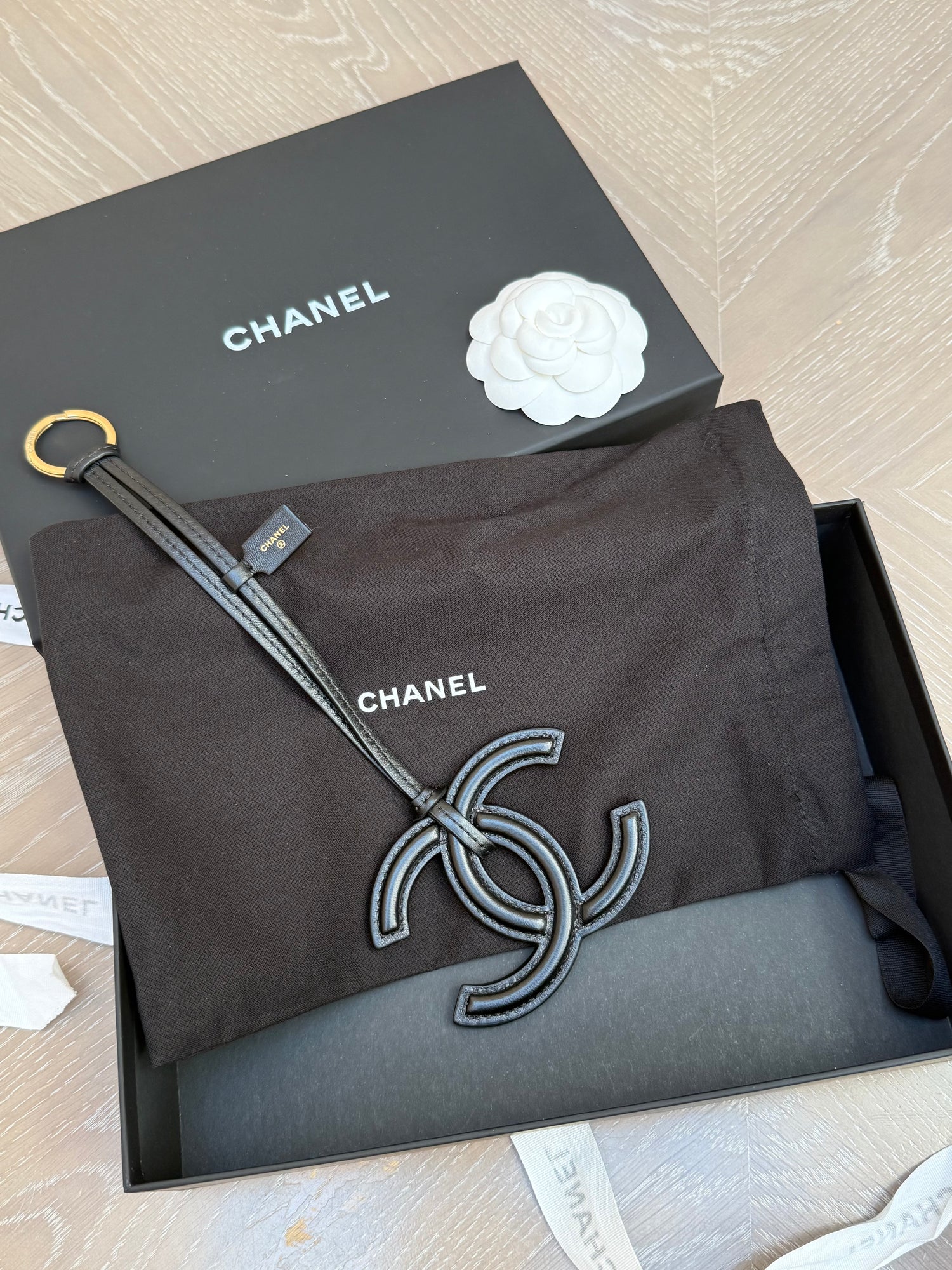 Chanel Mini Bag Charm CC Logo