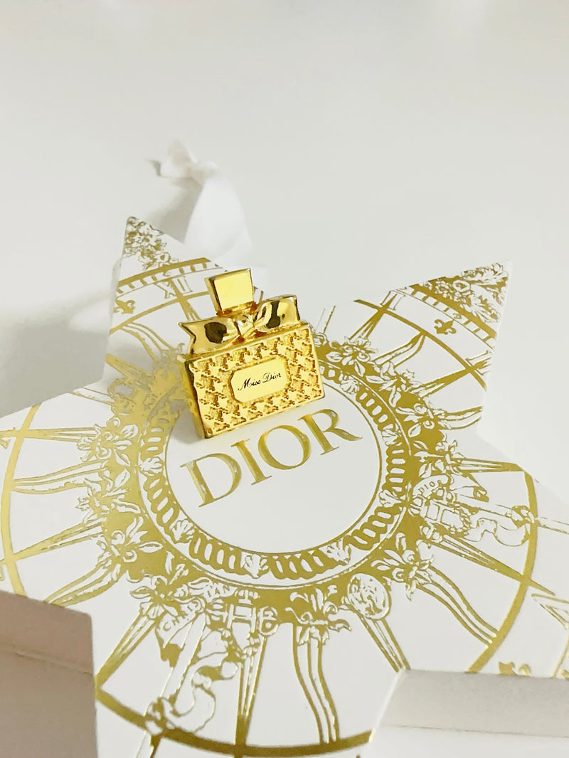 Preloved Vintage Miss Dior Perfume Bottle Brooch & Pin