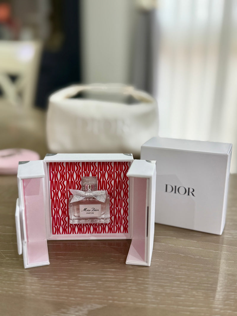 Dior Beauty Gift Set Lunch Pouch Mirror Miss Dior Perfume Collectible