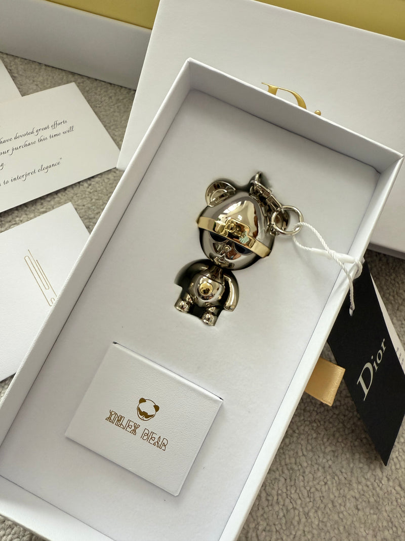Dior Mooncake Set Display With Inlex Bear Charm Key Chain (no food/mooncake)