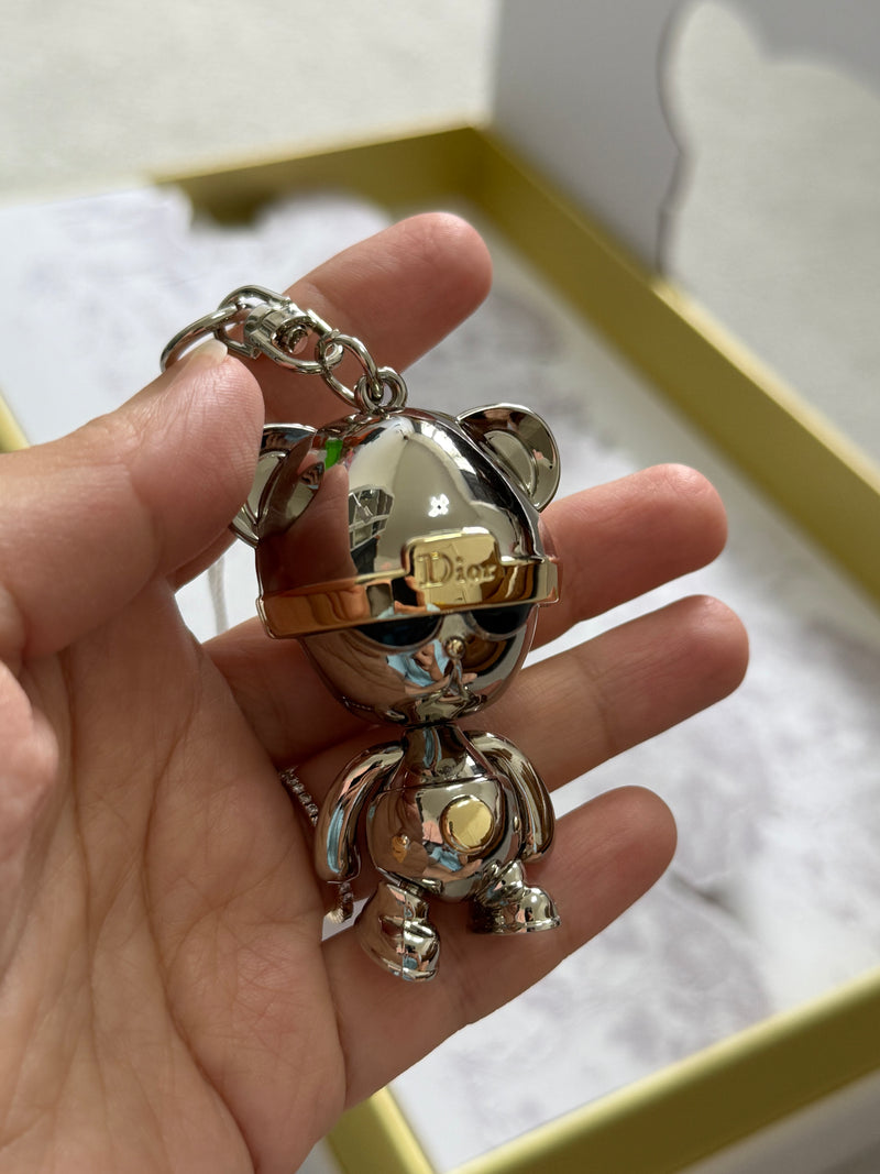Dior Mooncake Set Display With Inlex Bear Charm Key Chain (no food/mooncake)