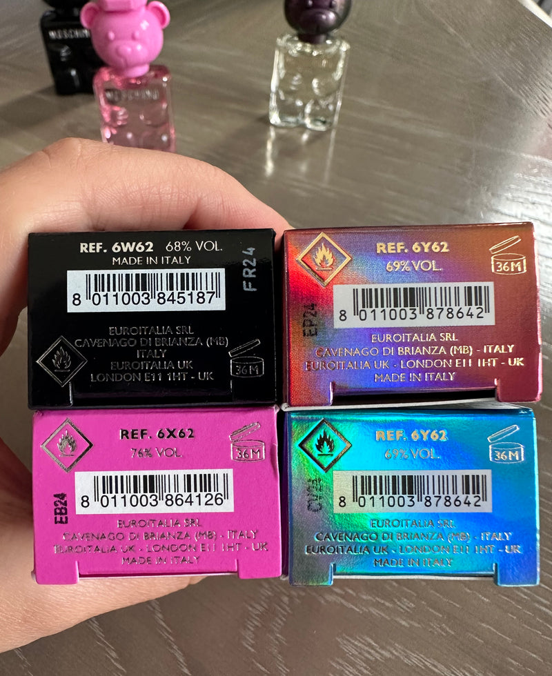 Moschino Perfume Set 5ml x 4