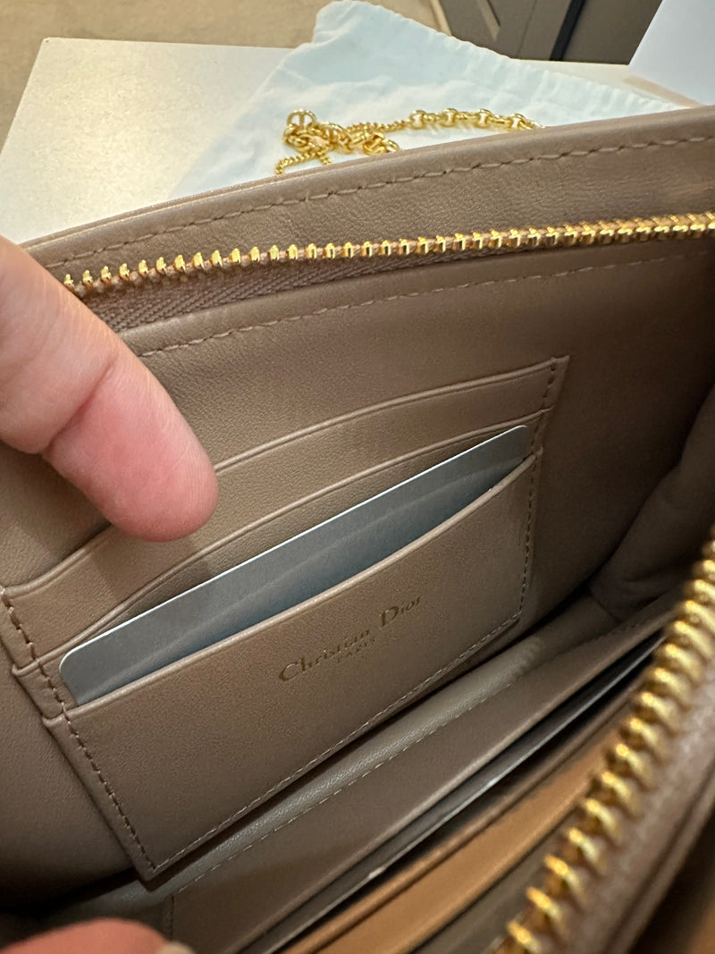 Brand New Dior Caro Every Dior Pouch On Chain