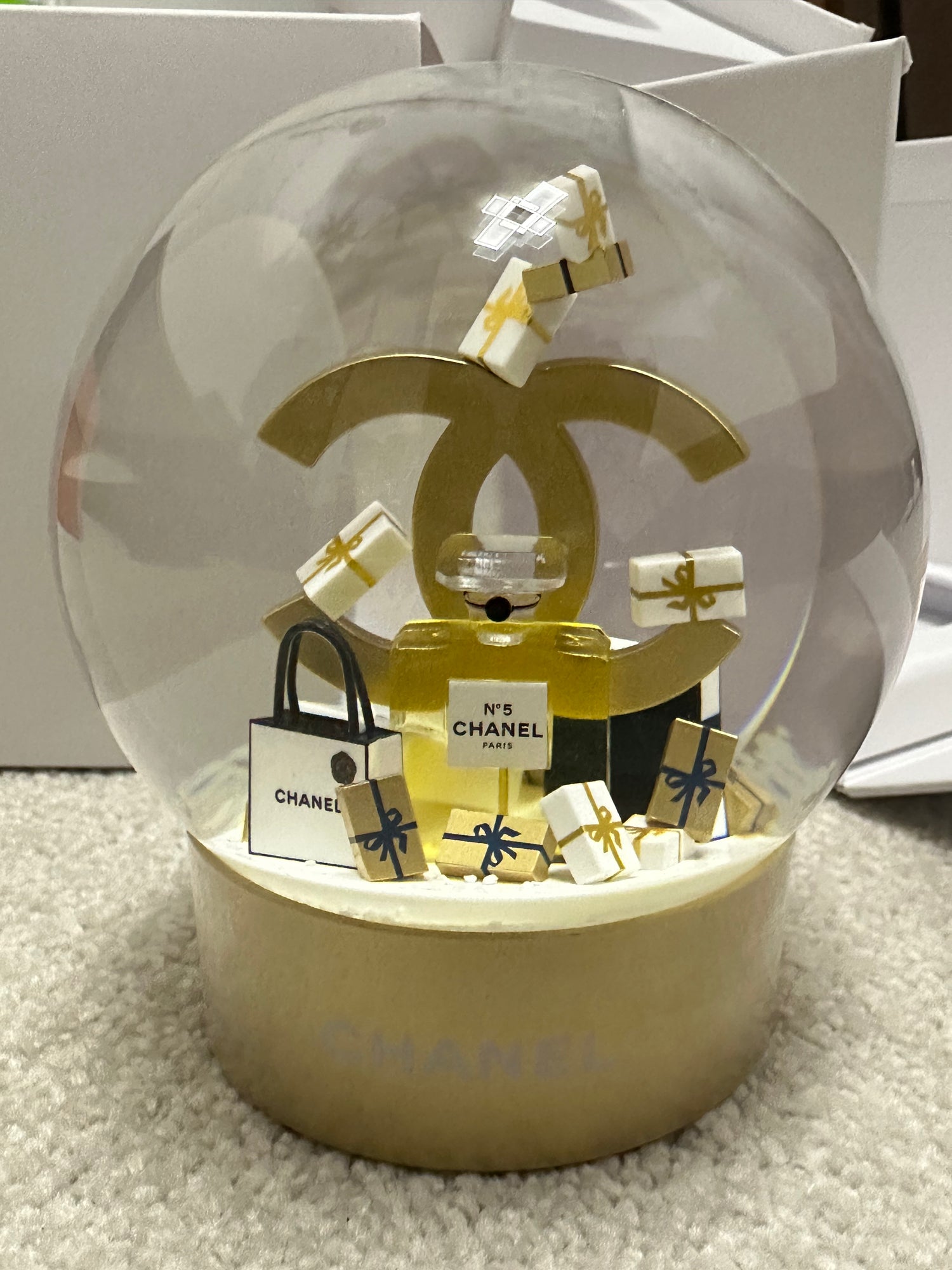 Chanel Snow Globe Christmas Collectable