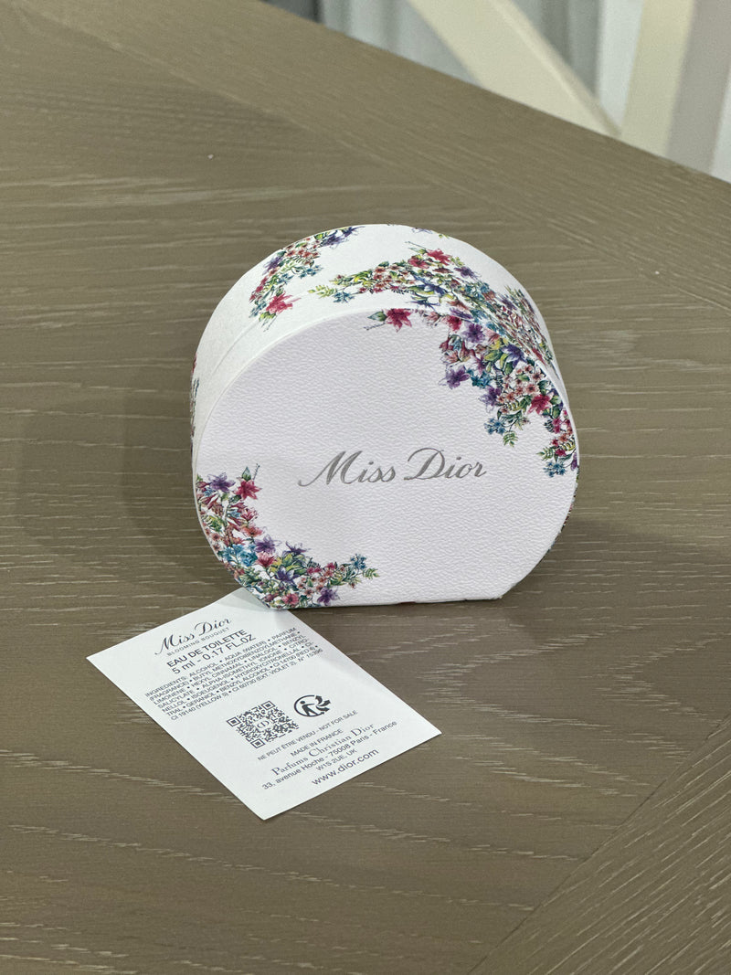 Dior Miss Dior Blooming Bouquet 0.17 fl oz/ 5 ML Mini Splash Bottle Floral Case