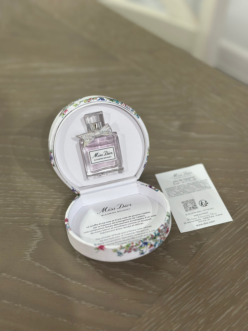 Dior Miss Dior Blooming Bouquet 0.17 fl oz/ 5 ML Mini Splash Bottle Floral Case