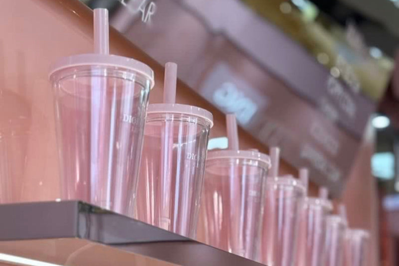 Limited Dior Beauty VIP Plastic Cup With Straw