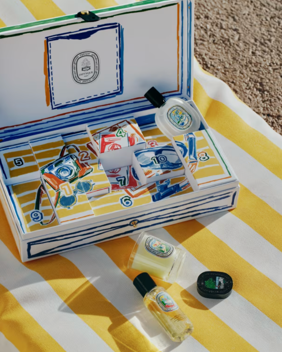 DIPTYQUE Summer Essentials Calendar with 10 Products