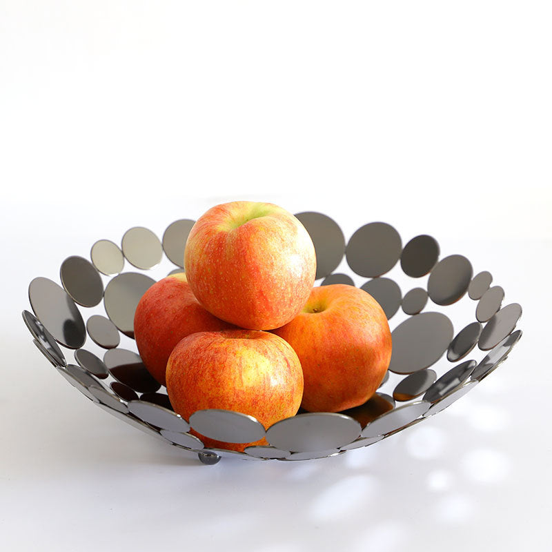 Metal Fruit Bowl Basket Display Dish