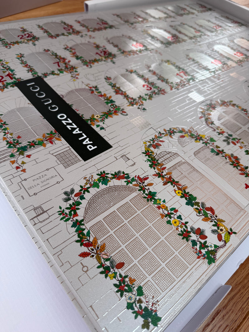 GUCCI 2025 Advent Calendar with 24 themed Ornaments