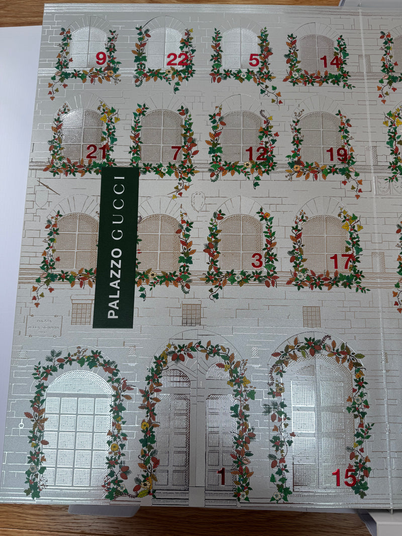 GUCCI 2025 Advent Calendar with 24 themed Ornaments