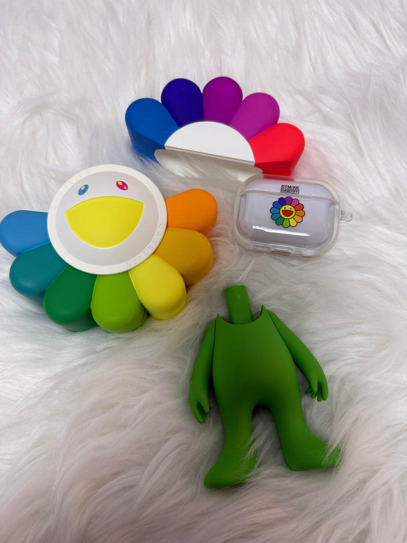 Casetify Takashi Murakami Flowers Bloom Collectible Earbuds Case TM/KK