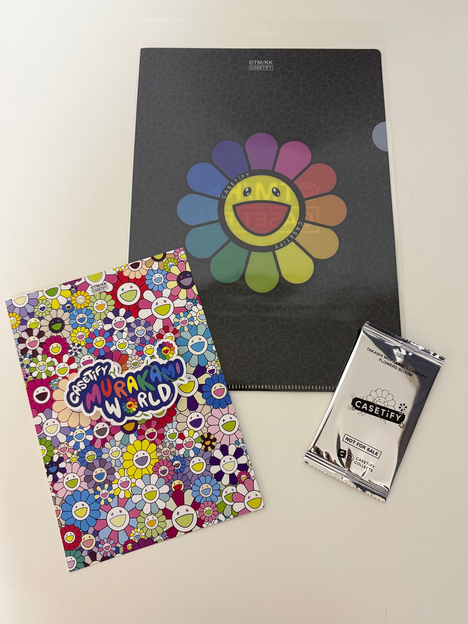 Casetify Takashi Murakami TM/KK Flowers Bloom File, Game Card & Collector Card