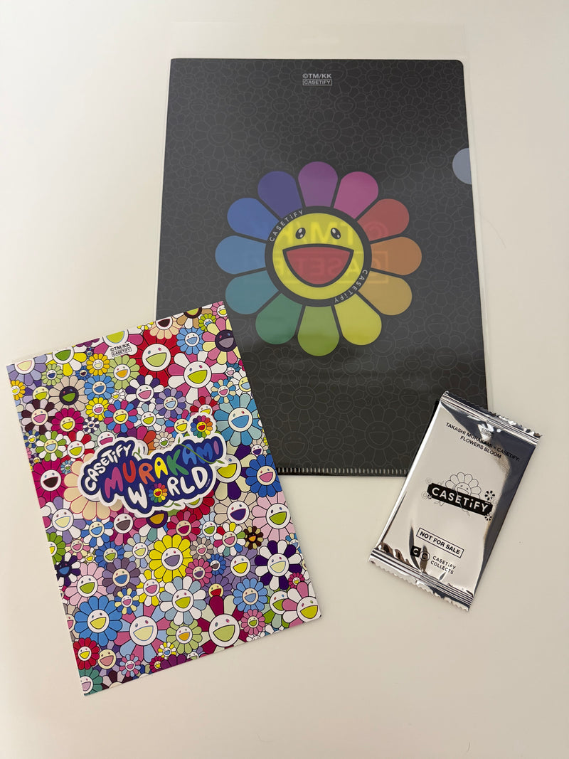 Casetify Takashi Murakami TM/KK Flowers Bloom File, Game Card & Collector Card