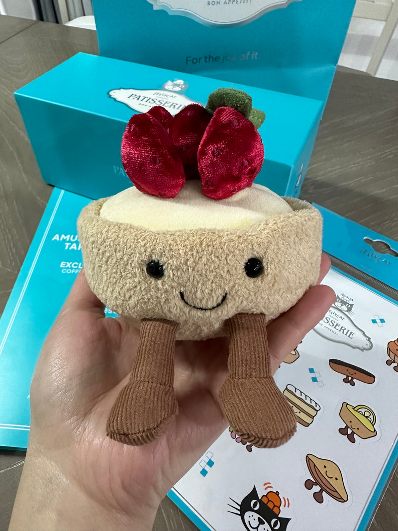 Jellycat Paris Special Strawberry Tart