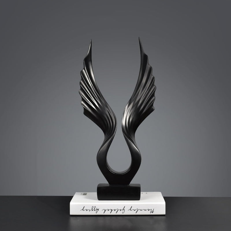 Abstract Wings Figurine Eagle Wing Statue Resin Eagle Sculptures