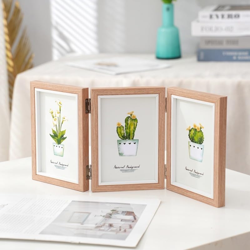 Tri-fold Combination Photo Frame Studio Creative Folding Photo Frame