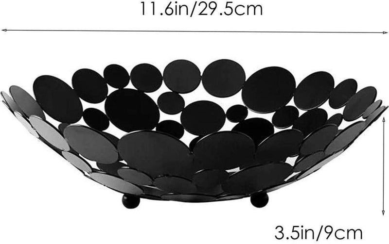 Metal Fruit Bowl Basket Display Dish