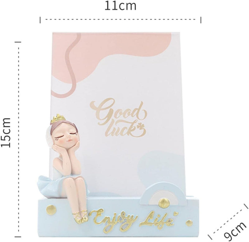 Tabletop Photo Frame with  Adorable Lovely Ballet Girl Figure