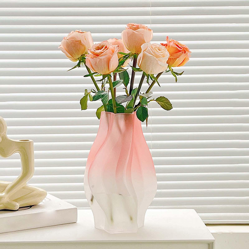 Luxury Nordic Style Frosting Glass Vase