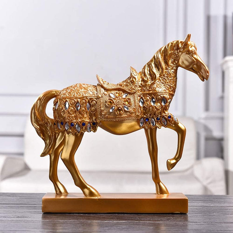 Antique Horse Figurine Retro Interior Horse Crafts Collection Living Room Decor