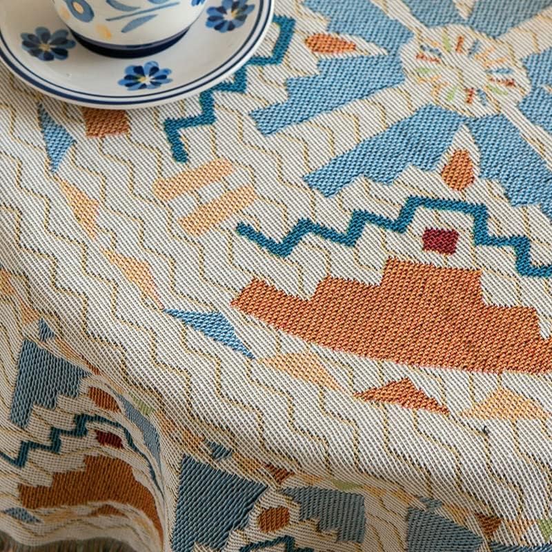 Geometric Pattern Cotton Table Picnic Tablecloth Sofa Blanket