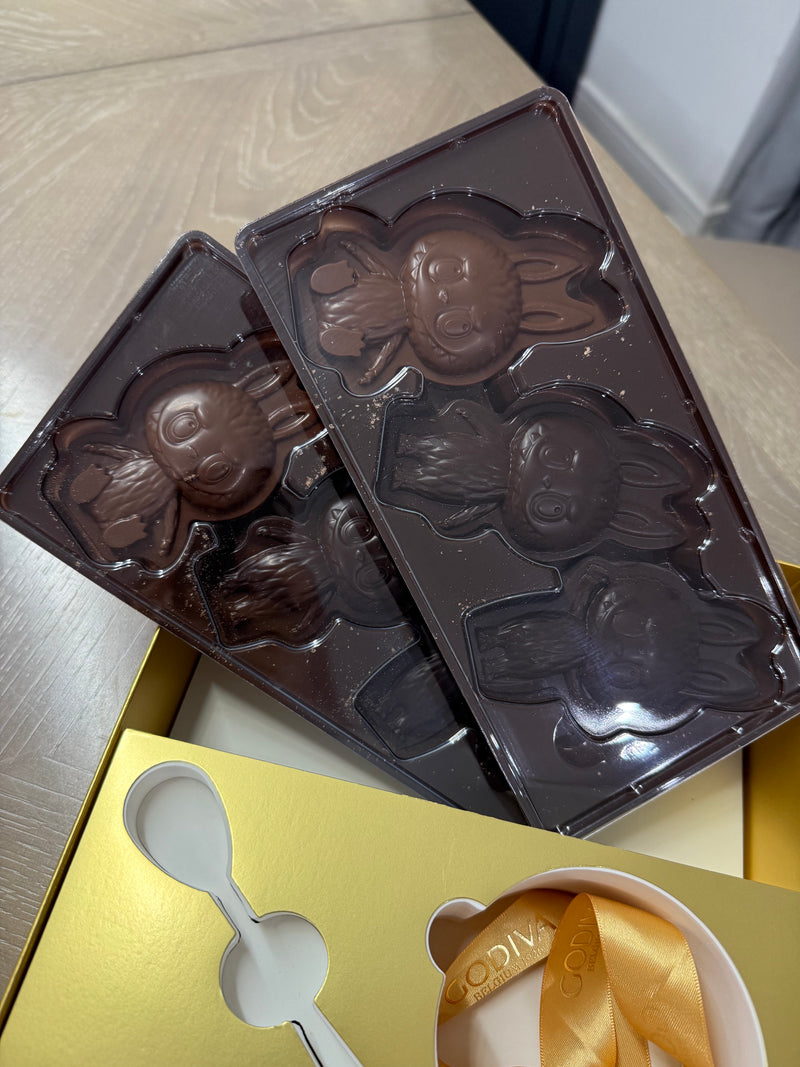 Labubu x Godiva Chocolate Tablet Gift Set with Ceramic Cup & Spoon Brand New