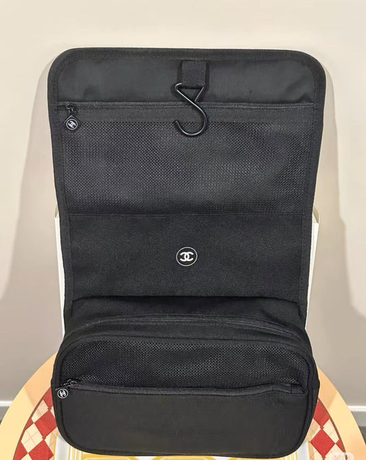 Chanel Beaute Travel Bag Organiser Pouch Black