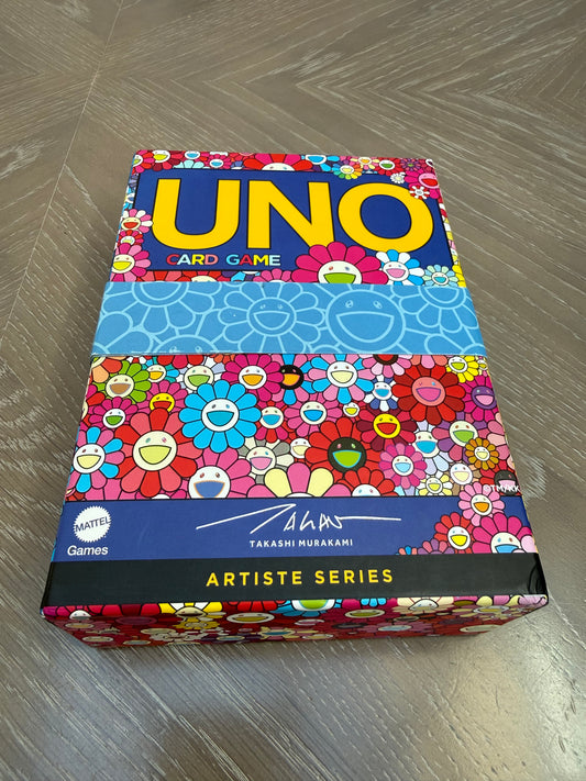 Takashi Murakami Gift Set UNO Card Game 3 Daisy Marc Jacobs Sample With Bag