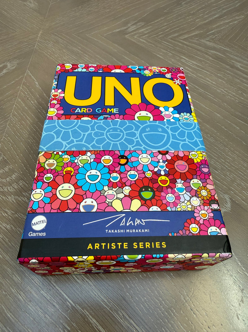 Takashi Murakami Gift Set UNO Card Game 3 Daisy Marc Jacobs Sample With Bag