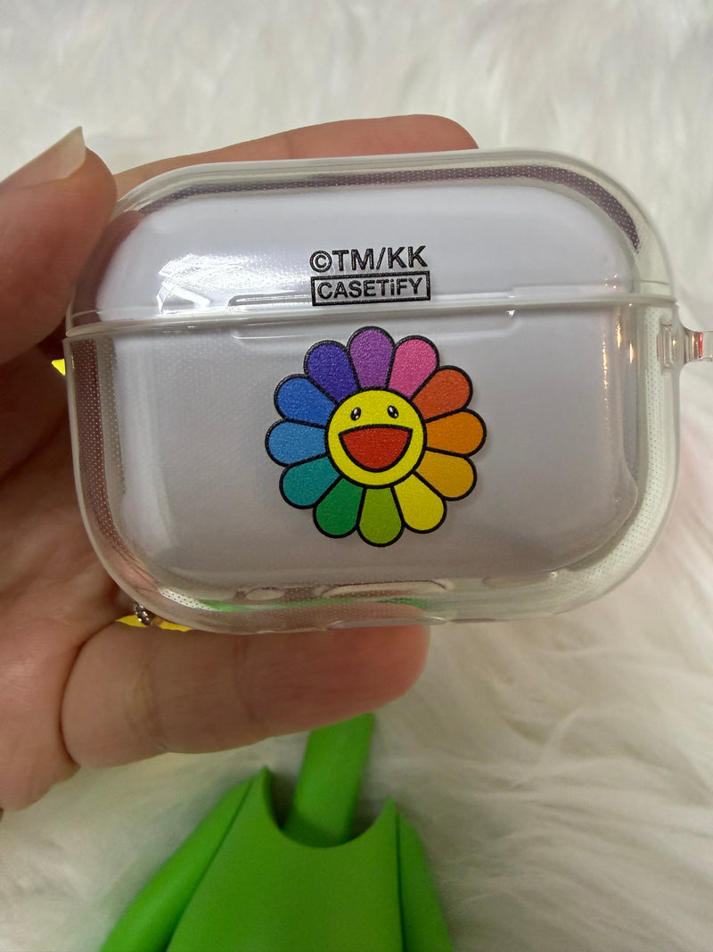 Casetify Takashi Murakami Flowers Bloom Collectible Earbuds Case TM/KK