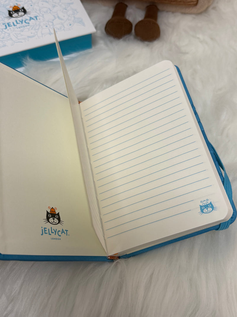 Jellycat Stationary Set (Notebook, Memo Pad and Jellycat Shaped Clips)