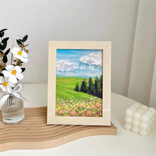 Nature Oil Painting Wooden Picture Frame