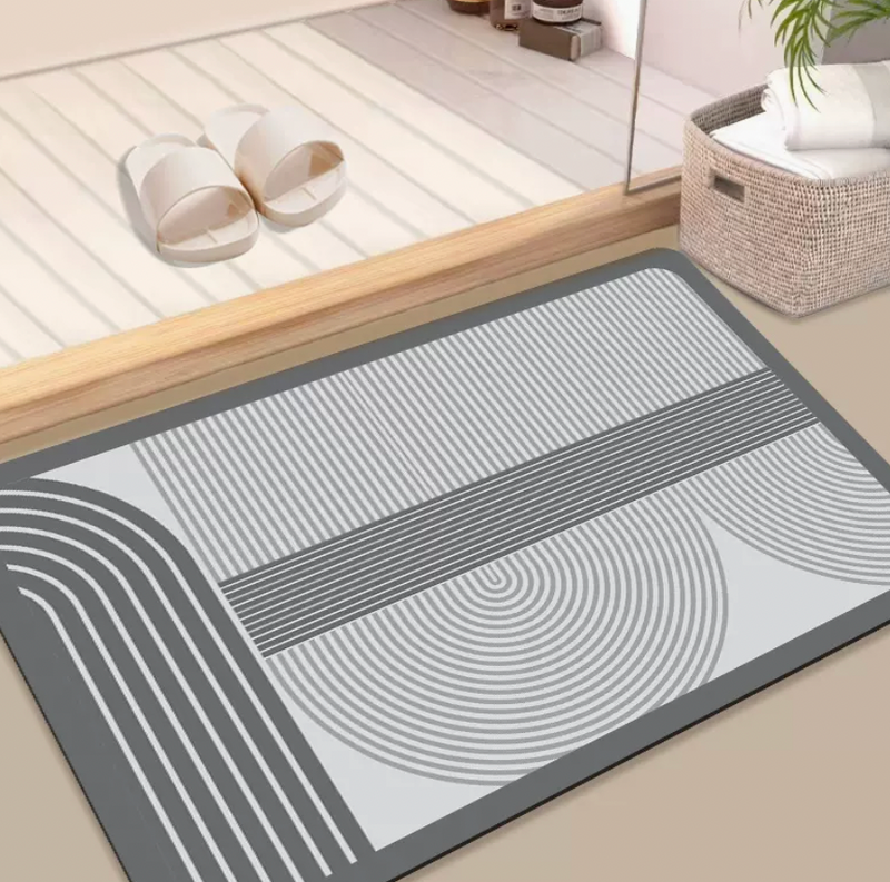 Anti-slip Toilet Water Absorption Quick Drying Floor Mat Carpet