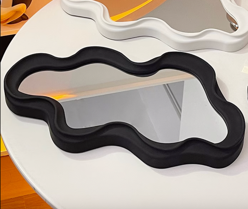 Funky Curve Shaped Mirror Wall Decoration