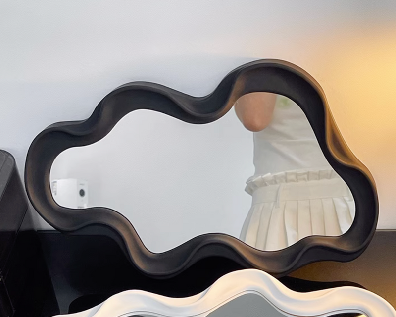 Funky Curve Shaped Mirror Wall Decoration