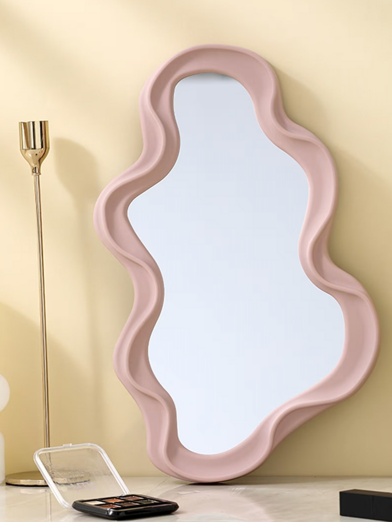 Funky Curve Shaped Mirror Wall Decoration