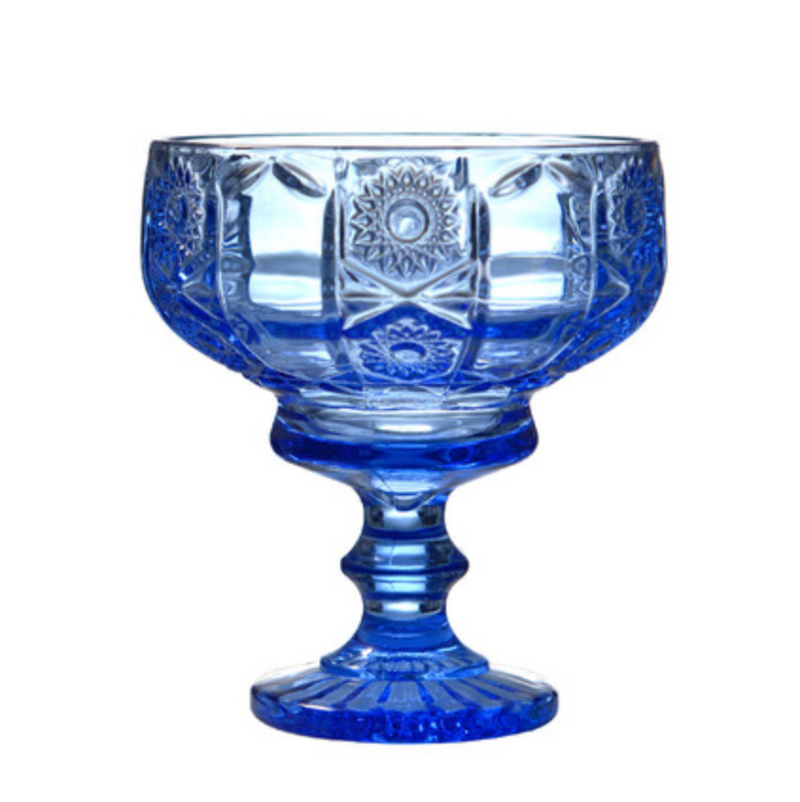 Carved Goblet Cocktail Pudding Dessert Ice Cream Cup Tableware Bowl