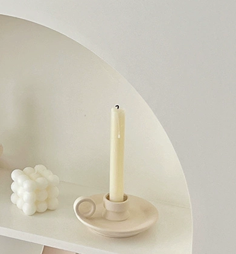 Ceramic Simple Design Candle Holders