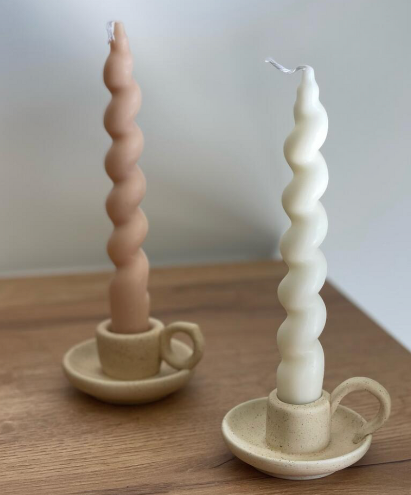 Ceramic Simple Design Candle Holders