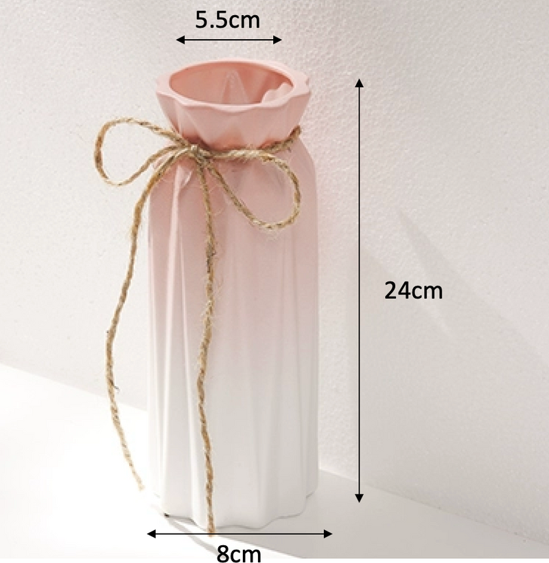 Ceramic Simplicity Flower Arrangement Vase