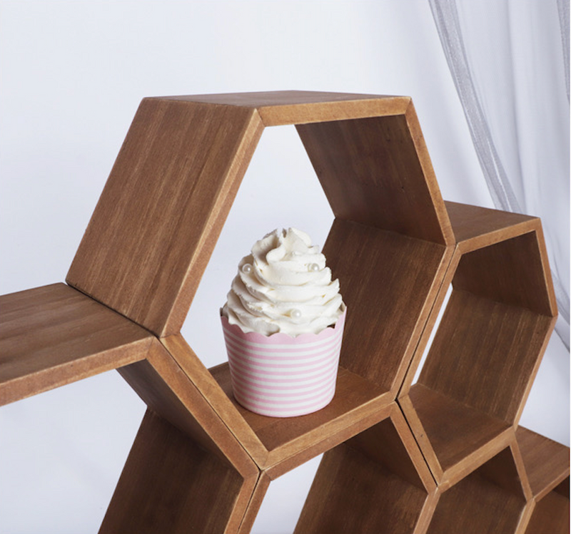 Dessert Cupcake Display Wooden Pastry Racks Props Afternoon Tea Stands Shelves