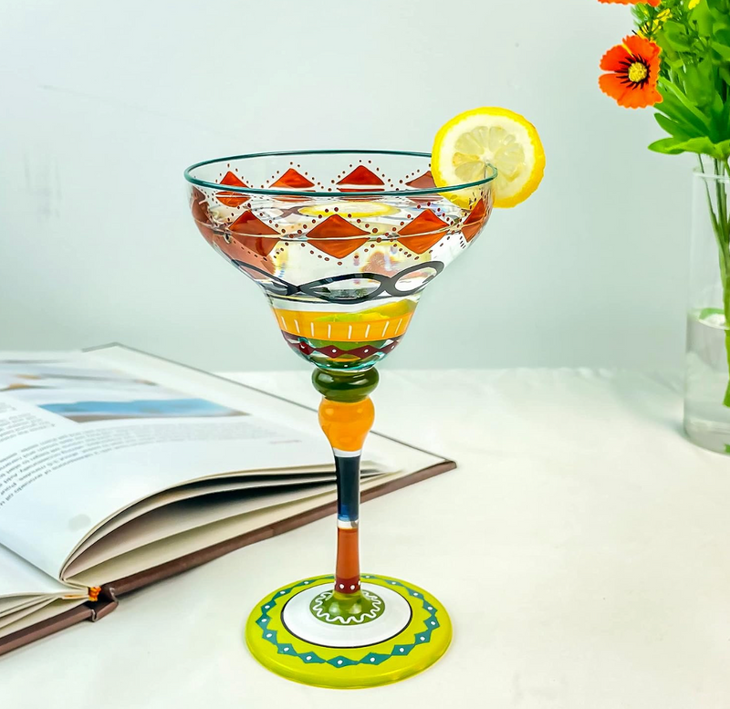 Margarita Wine Glass Colorful Cocktail Champagne Cup