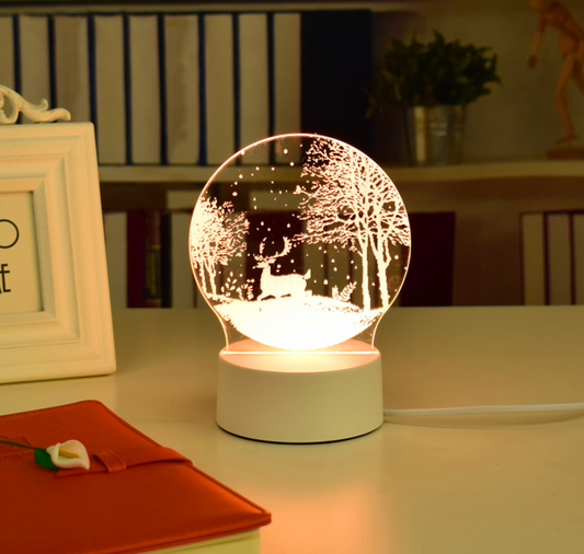 Small Night Light Led Bedroom Bedside Table Lamp