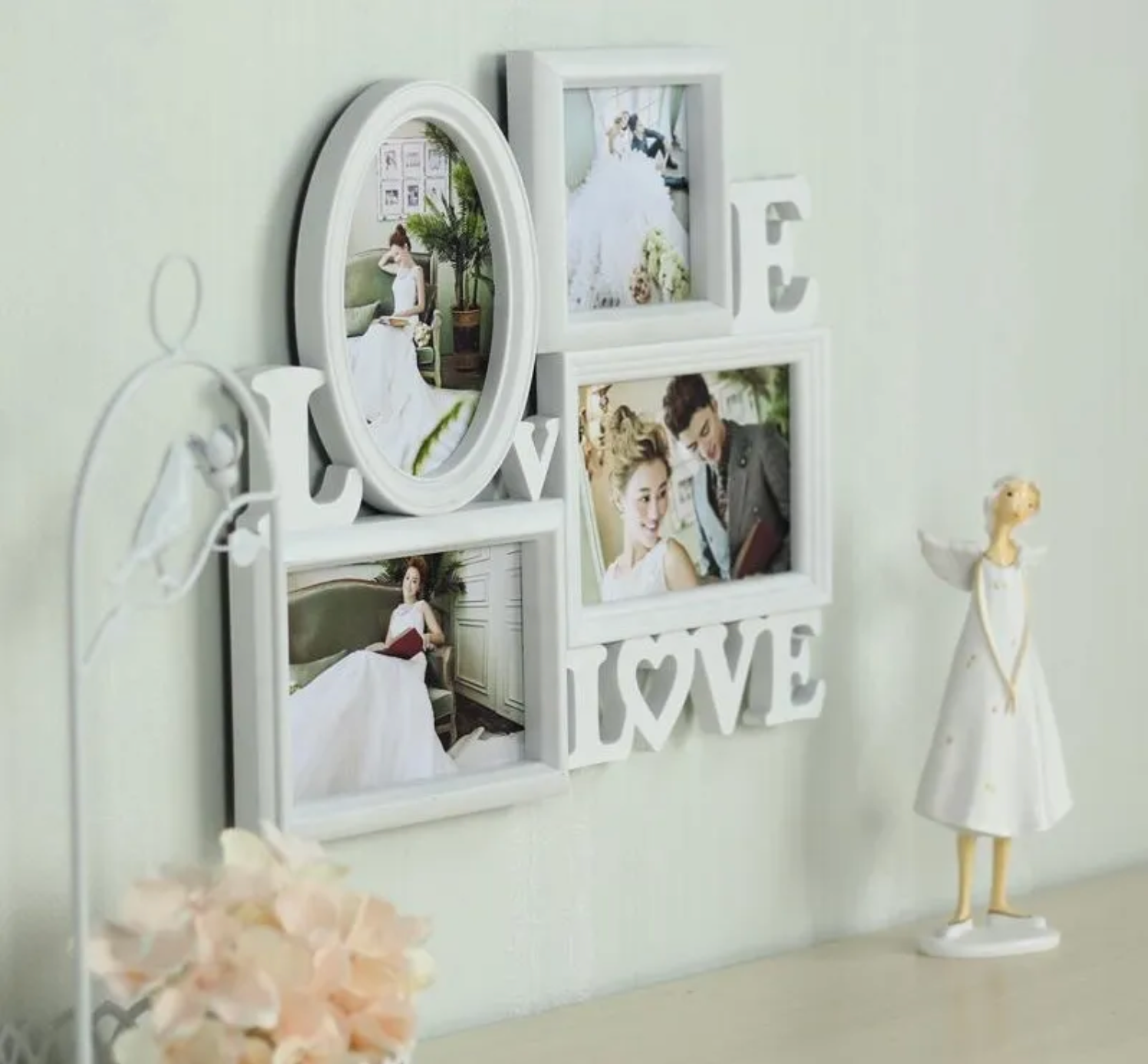 Collage Table Frame 4-Opening Photo Picture Display
