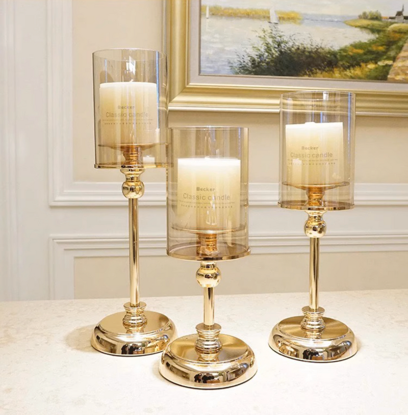 Candle Holder Set of 3 for Table Centerpieces Candlestick Holder Accent Home Decoration