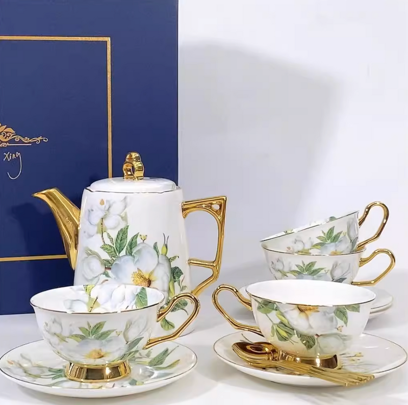 European Luxury Exquisite English Tea Set Teacup Retro Style Cup