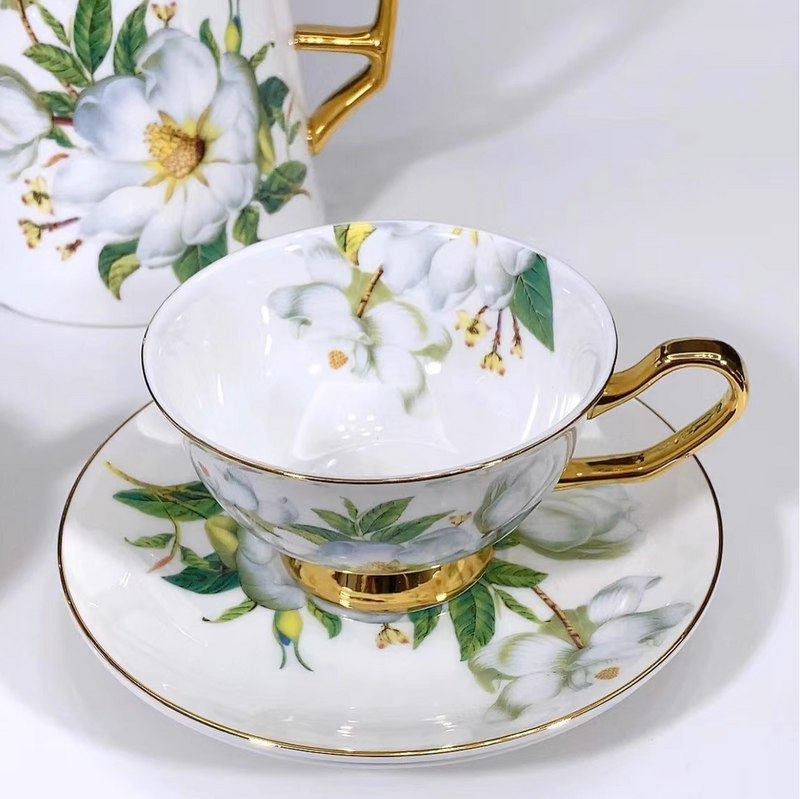 European Luxury Exquisite English Tea Set Teacup Retro Style Cup