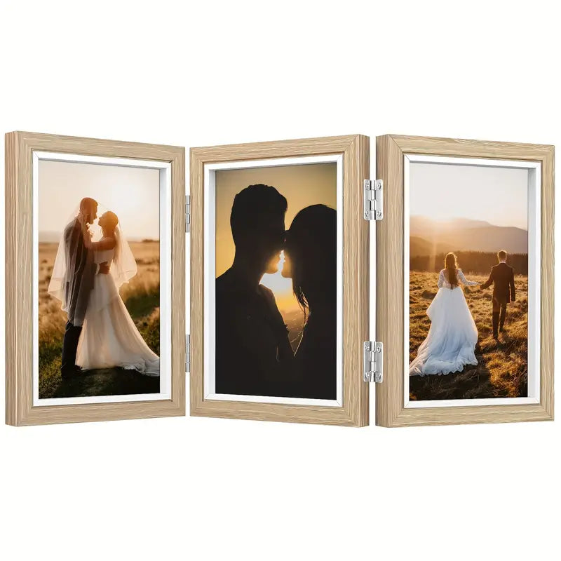 Tri-fold Combination Photo Frame Studio Creative Folding Photo Frame