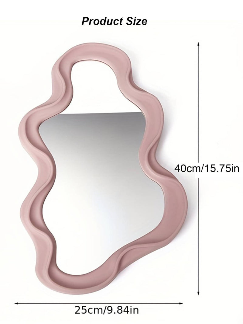 Funky Curve Shaped Mirror Wall Decoration